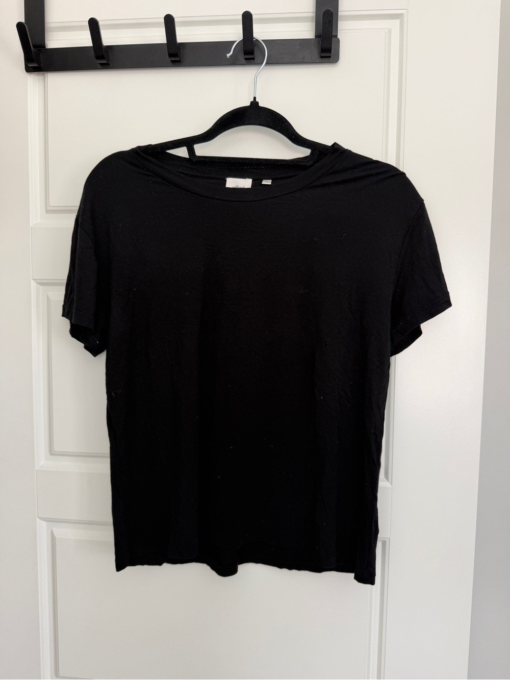 Wilfred modal Black Crewneck Tee